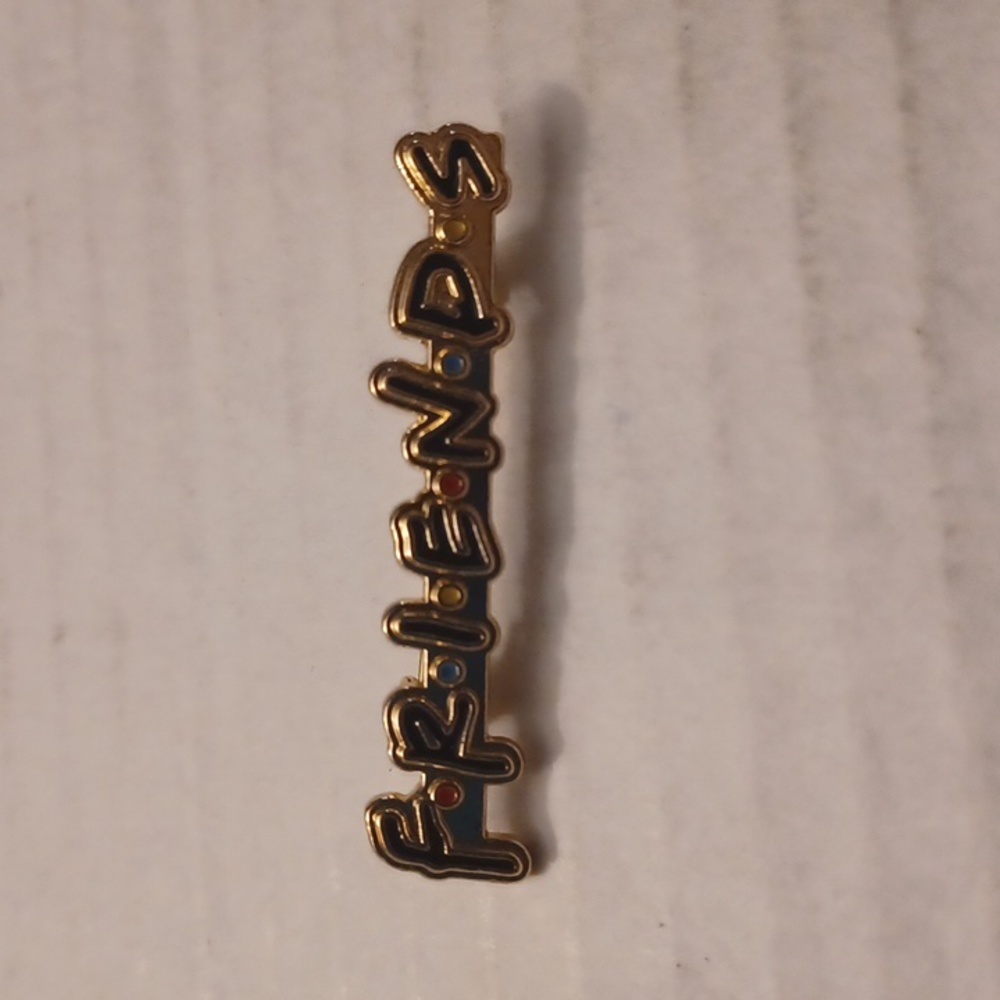 4/$30 New "Friends" Logo Brooch/Pin